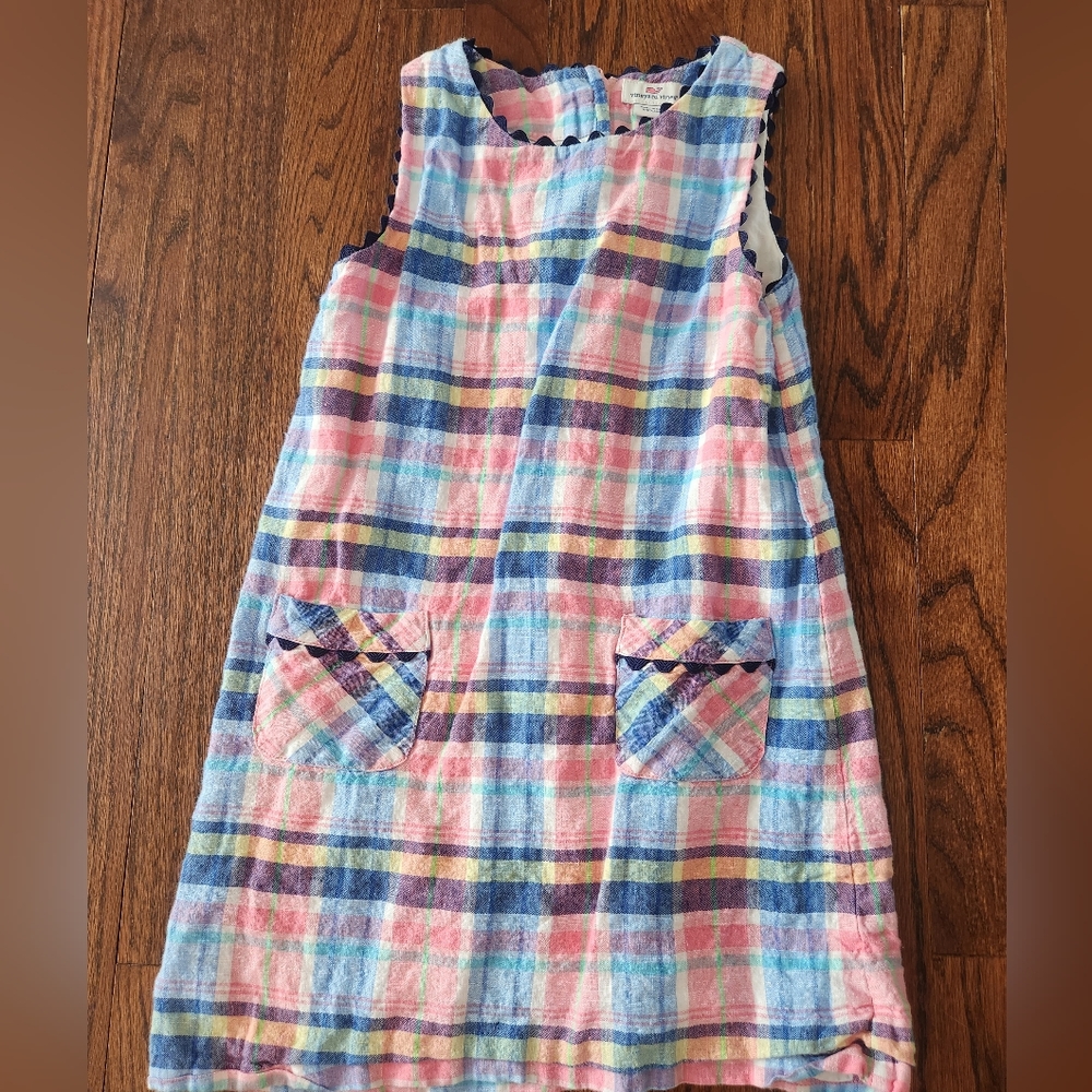 Vineyard Vines plaid kids dress